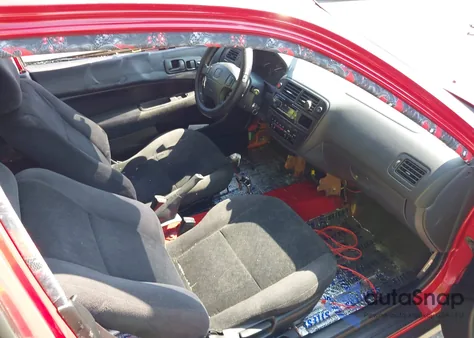 1998 Honda Civic Ex из США, поврежденный, VIN 1HGEJ8148WL093703